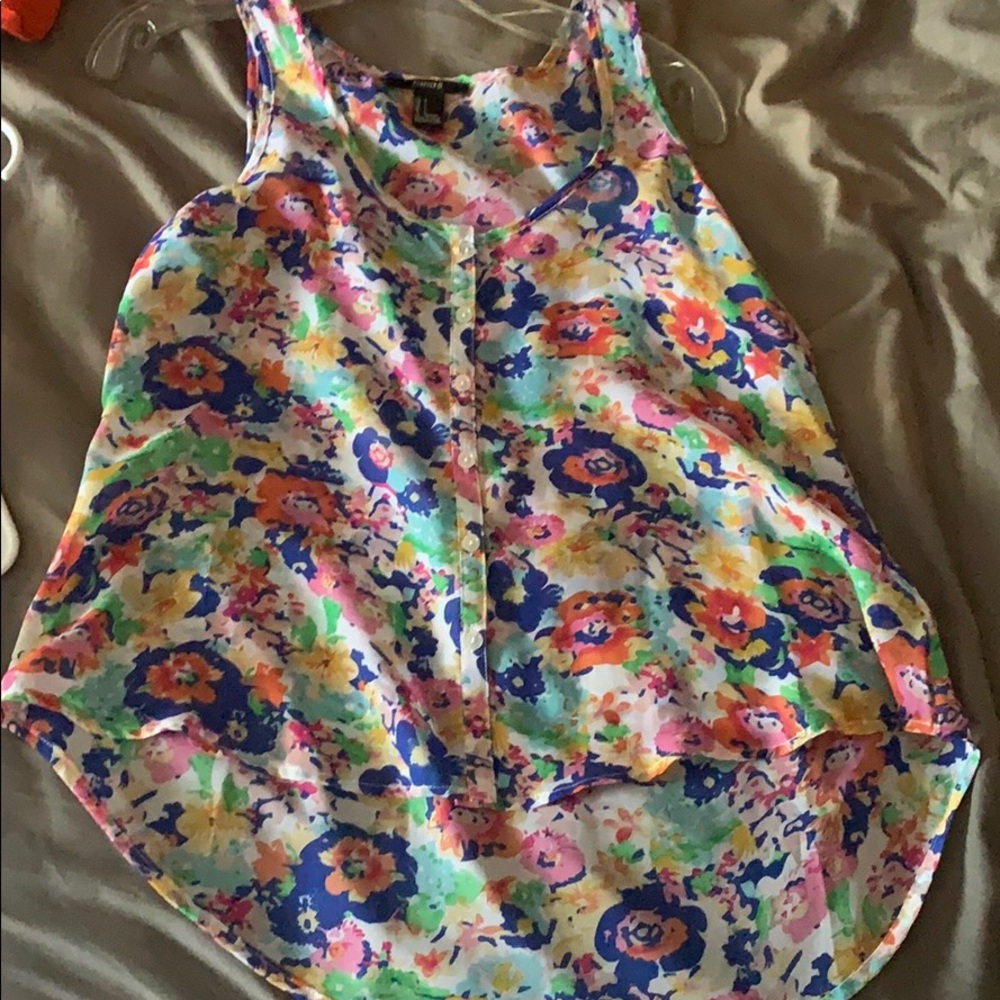 High low forever 21 top